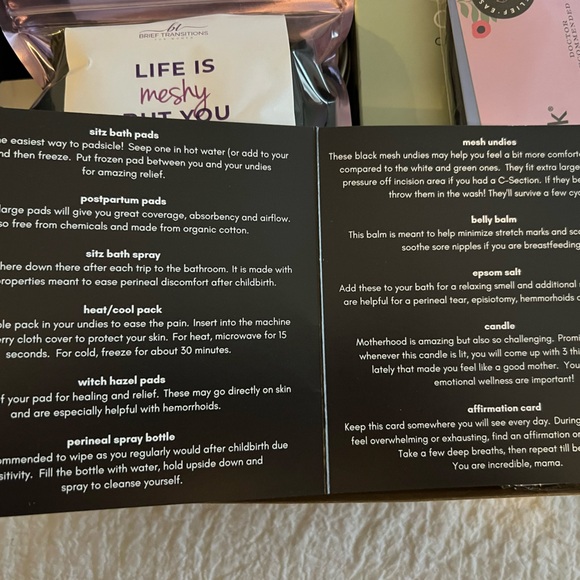 Brand new postpartum recovery box - Picture 2 of 5